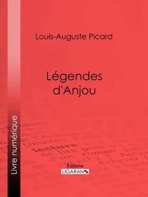 cover image of Légendes d'Anjou
